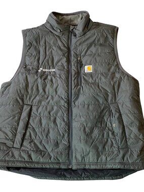 Carhartt Mens Rain Defender Insulated Vest Dark Gray Release XL